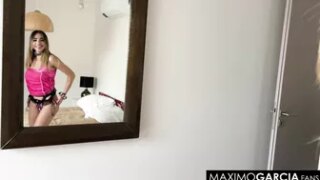 Perfect Shape Tits Italian Teen gets a Passionate Homemade Fuck
