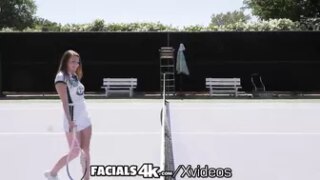 FACIALS4K Double Exploding Facials Given To Sexy Red Head Mazy Myers