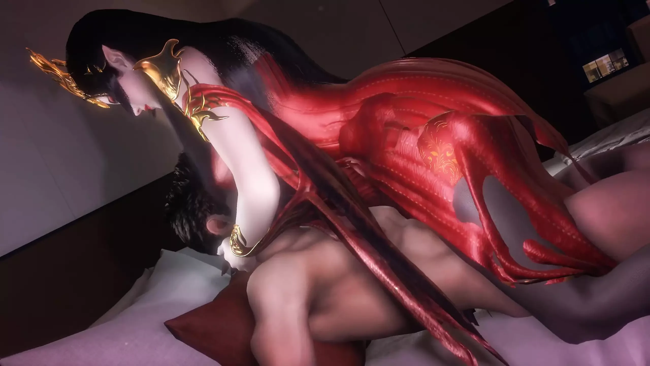 3D Horny Cosplay Slut Have a Hardcore Sex with Big Dick